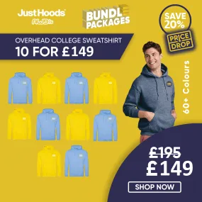 10 Overhead Hoodies with Logo - Banksford UK