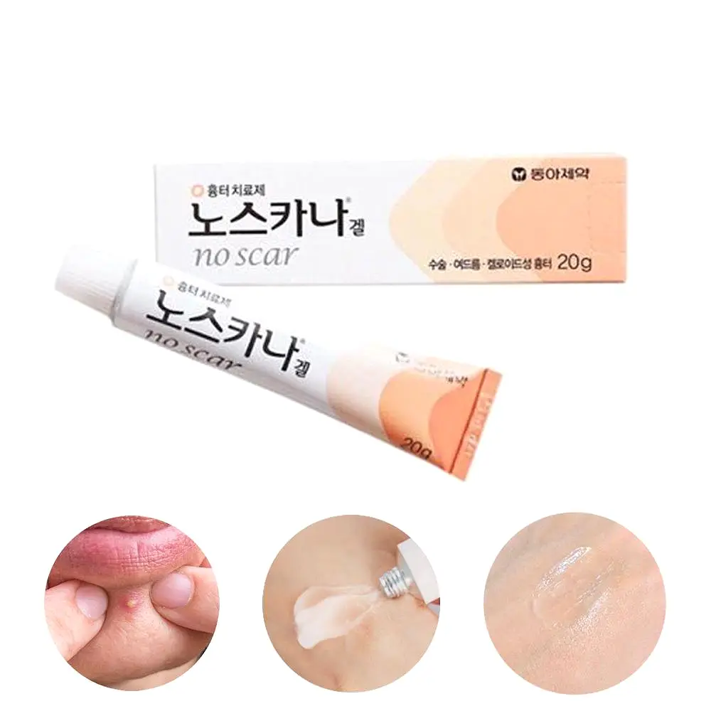 2 Pieces Dong-A Pharm Noscarna Acne Scars Removal Gels Face Facial Creams Large Size 20g Best help for getting rid of pimples De