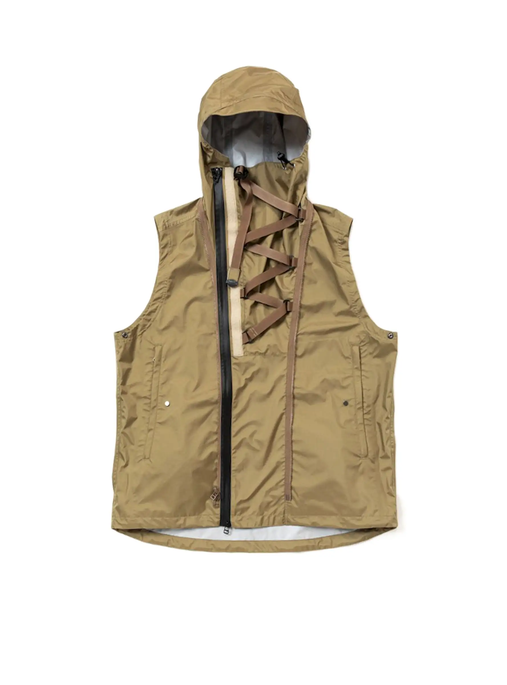 Air Circulation System Rain Jacket Coyote