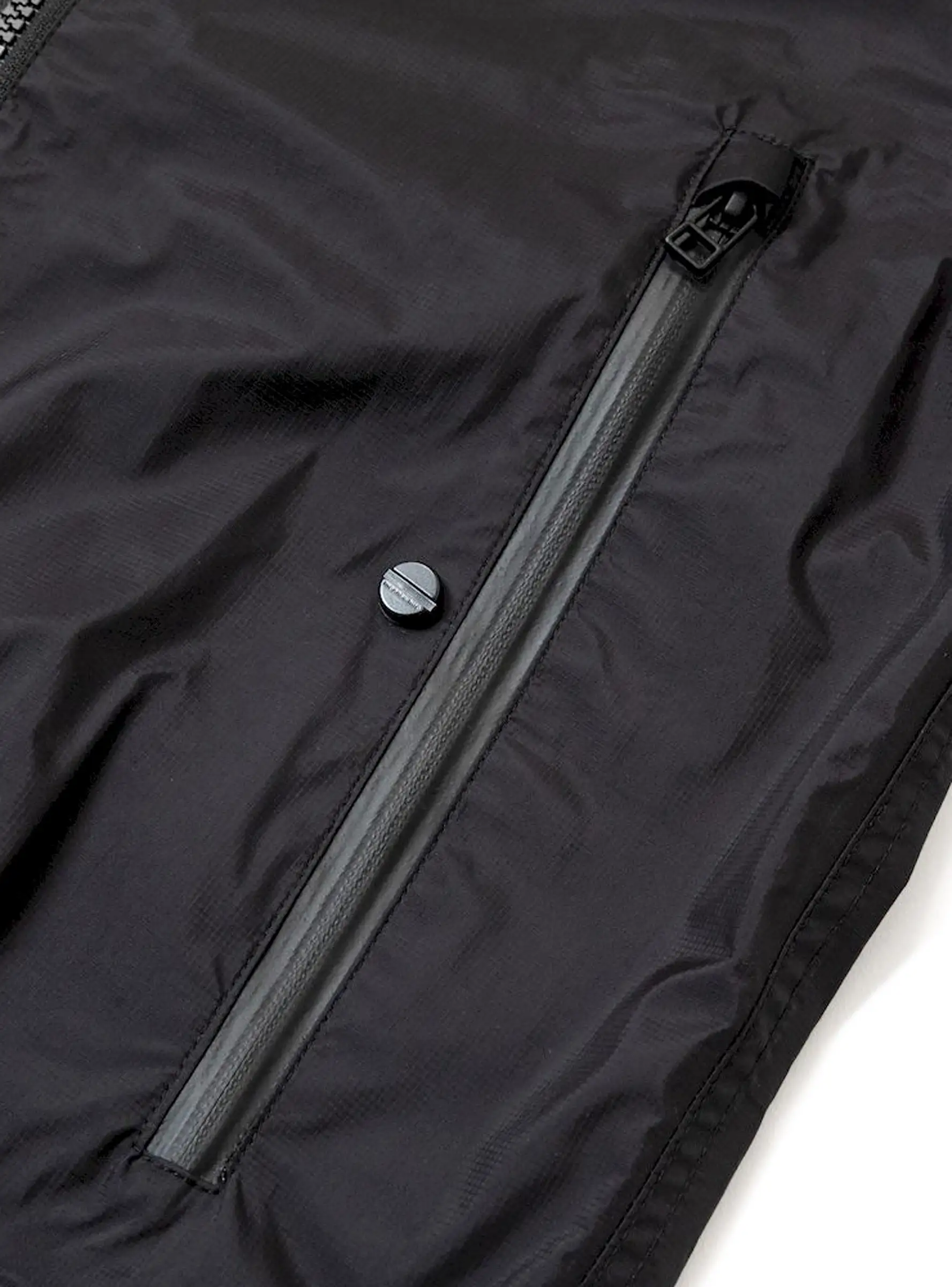 Air Circulation System Rain Jacket Off Black