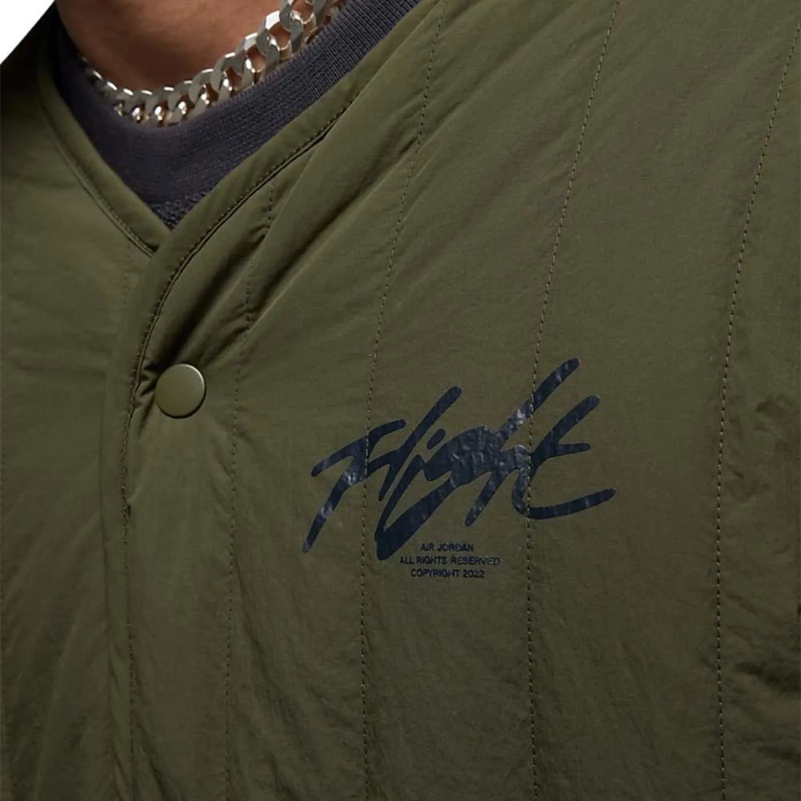 Air Jordan Flight Heritage Liner Jacket ''Off-Noir/Cargo Khaki''