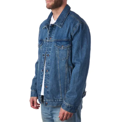 Alpine Swiss Derek Men’s Classic Denim Trucker Jacket