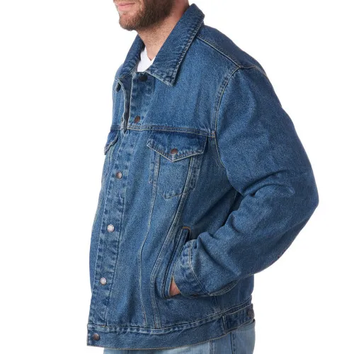 Alpine Swiss Derek Men’s Classic Denim Trucker Jacket