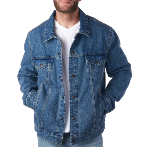 Alpine Swiss Derek Men’s Classic Denim Trucker Jacket