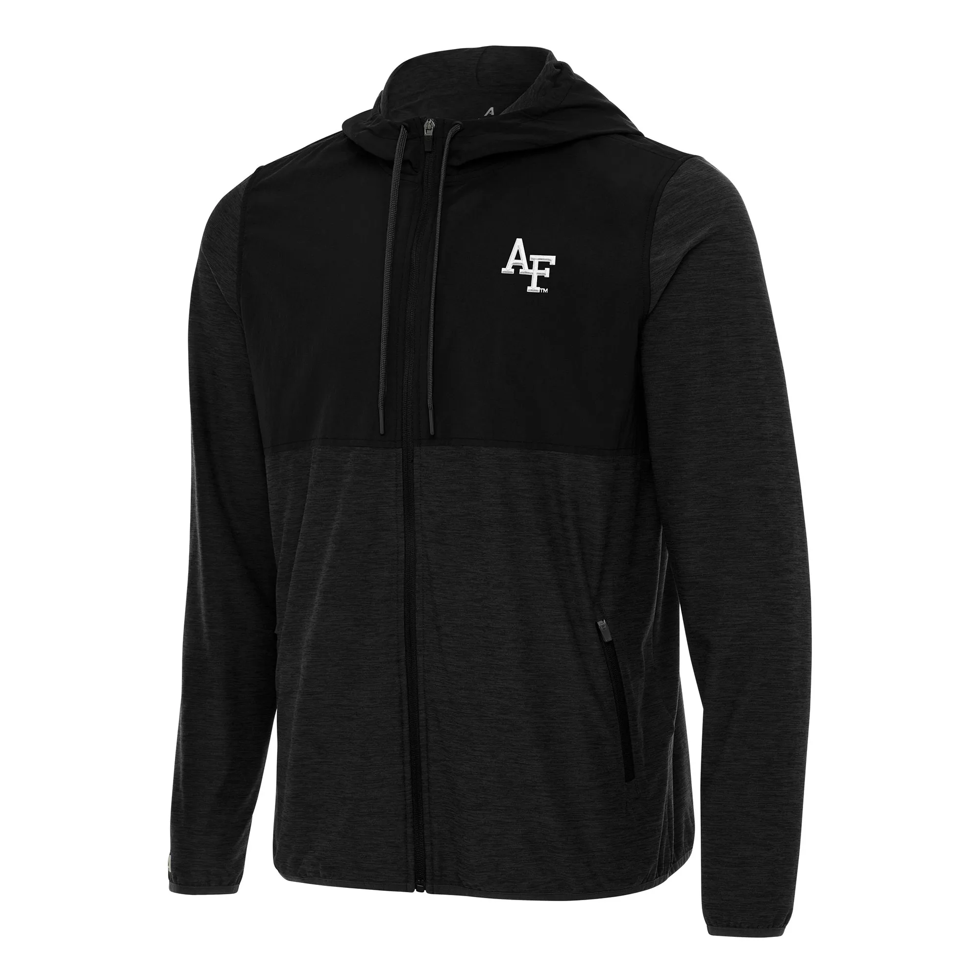 Antigua Air Force Falcons Black Sway Full-Zip Hoodie Jacket