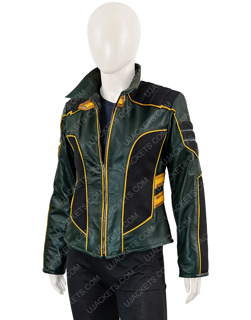 Arrow Season 8 Laurel Lance Black Leather Jacket | Tv-Series Jacket