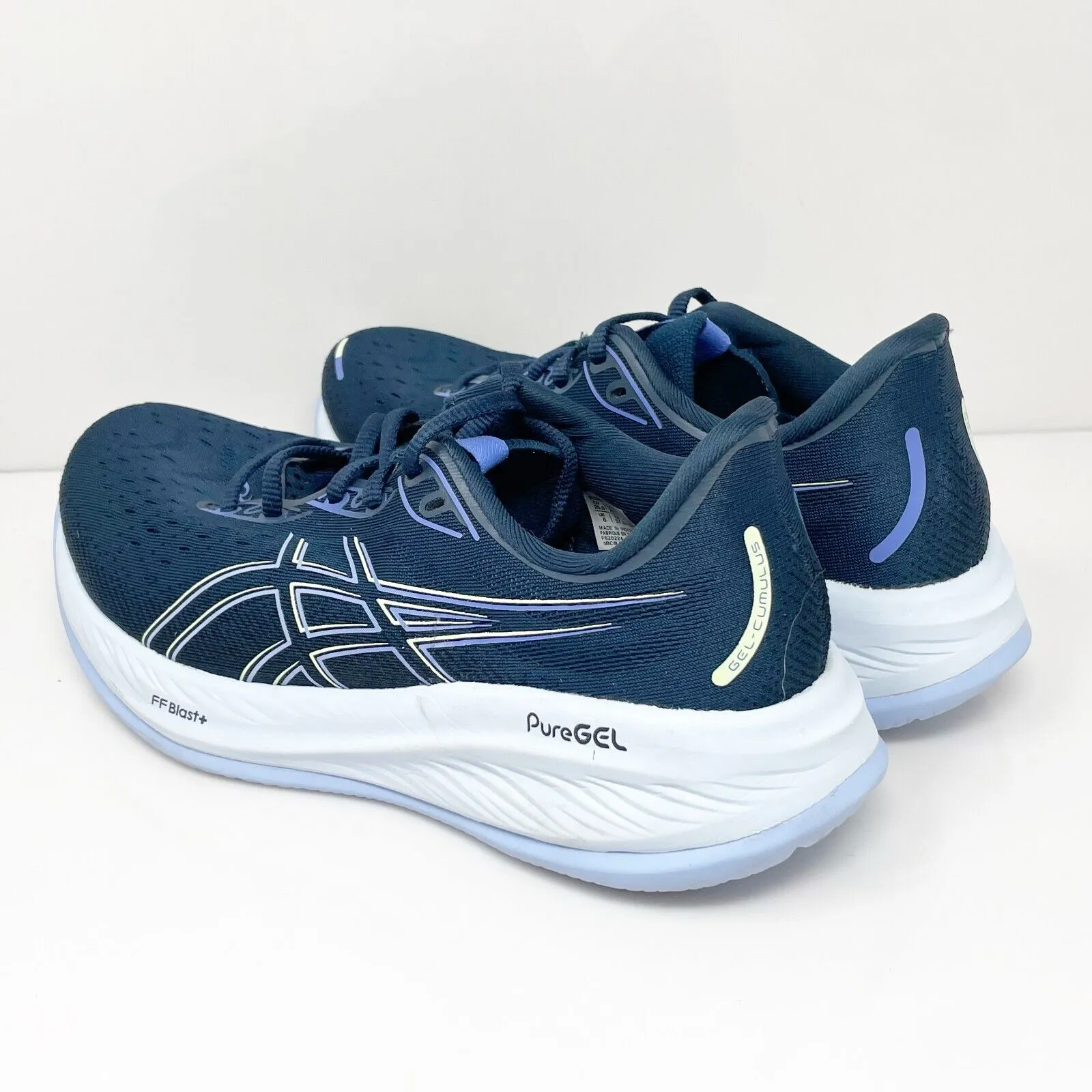 Asics Womens Gel Cumulus 26 1012B600 Blue Running Shoes Sneakers Size 8 W