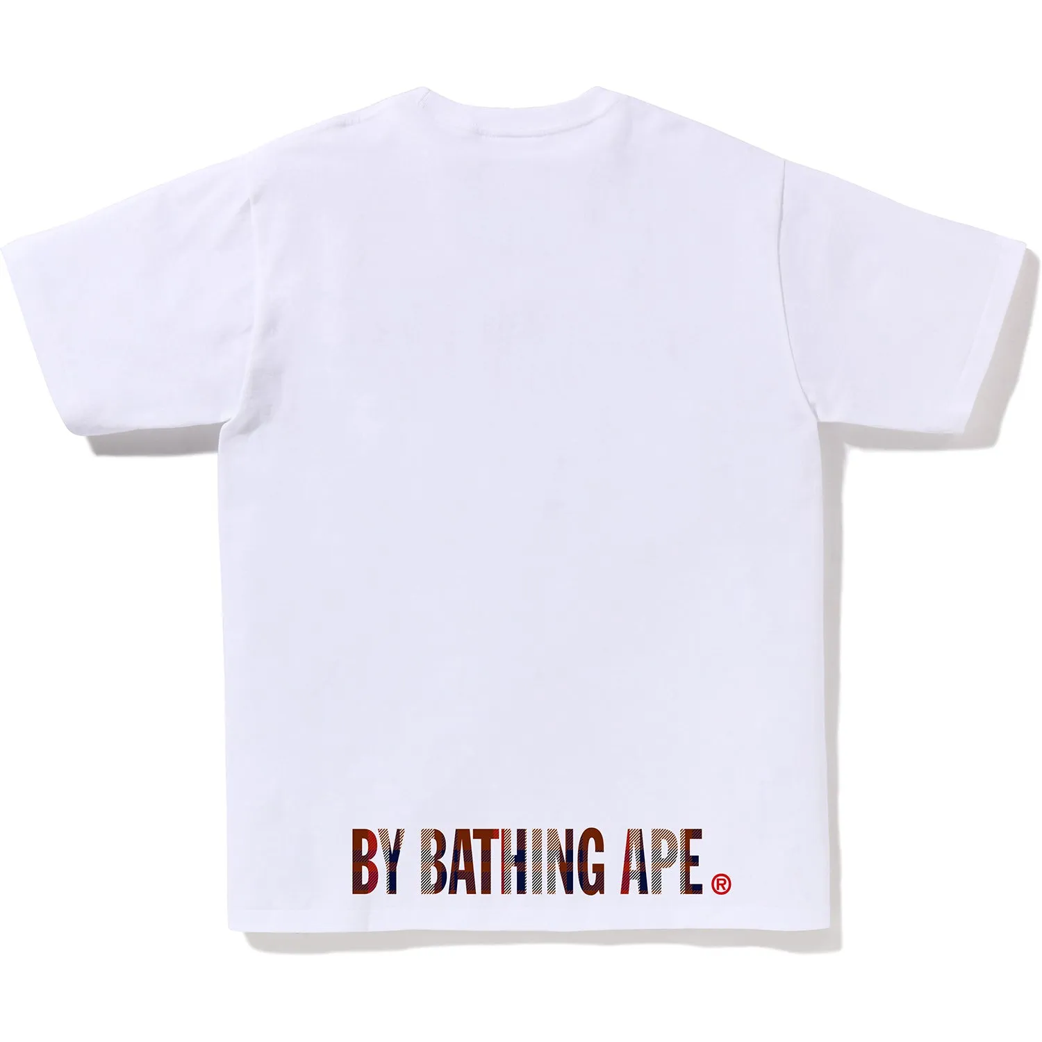 BAPE CHECK APE FACE TEE MENS