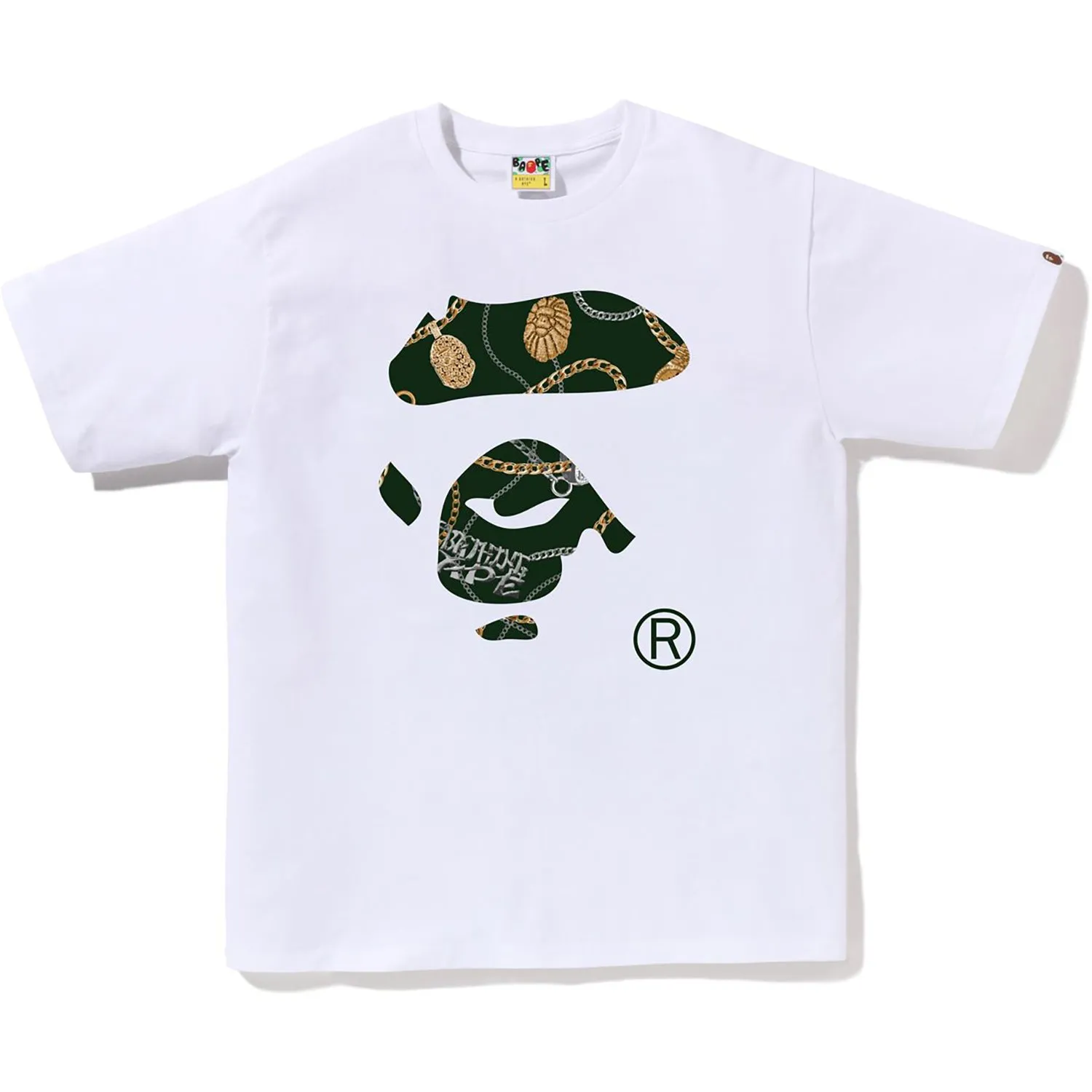 BAPE JEWELS APE FACE TEE MENS