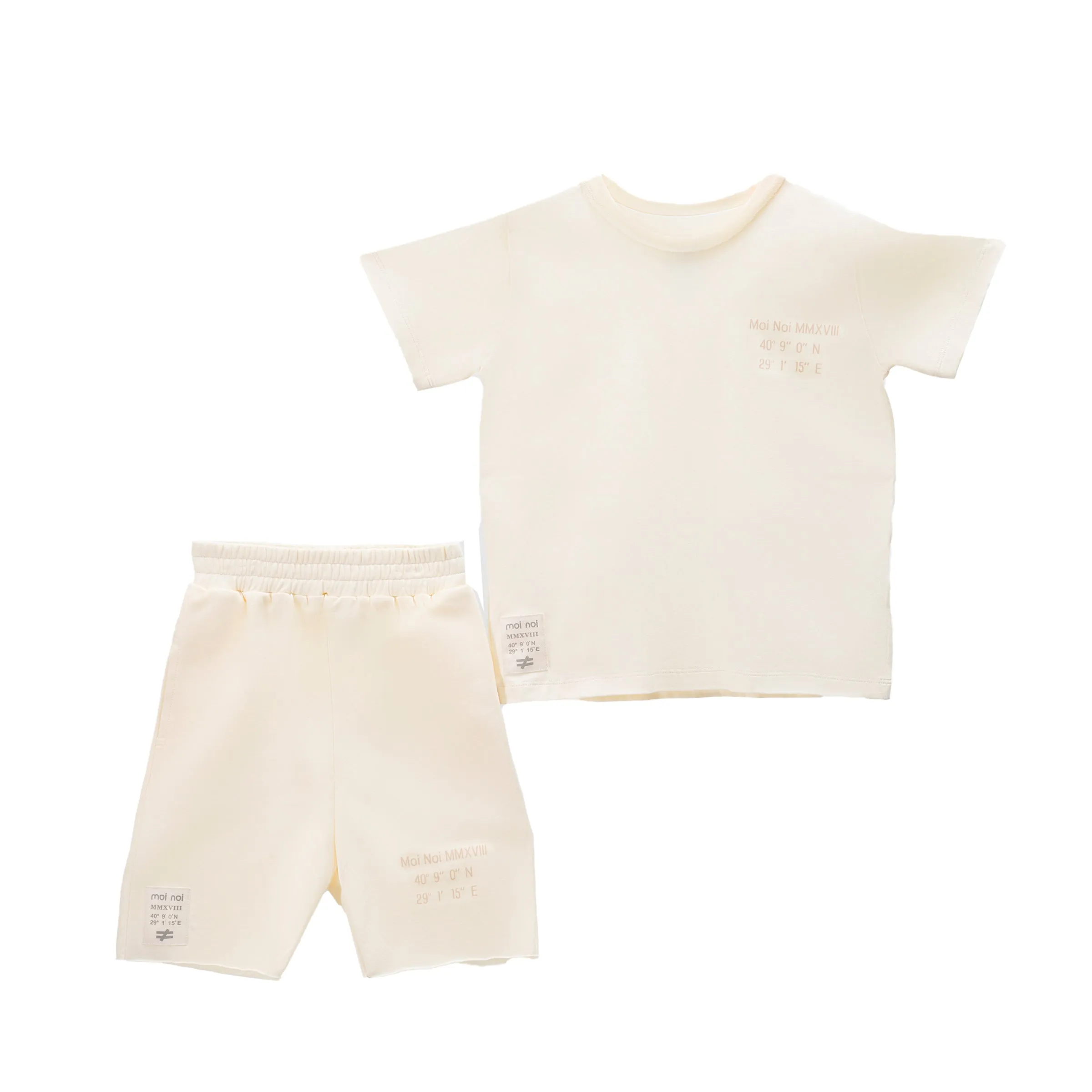 Beige Logo Summer Outfit