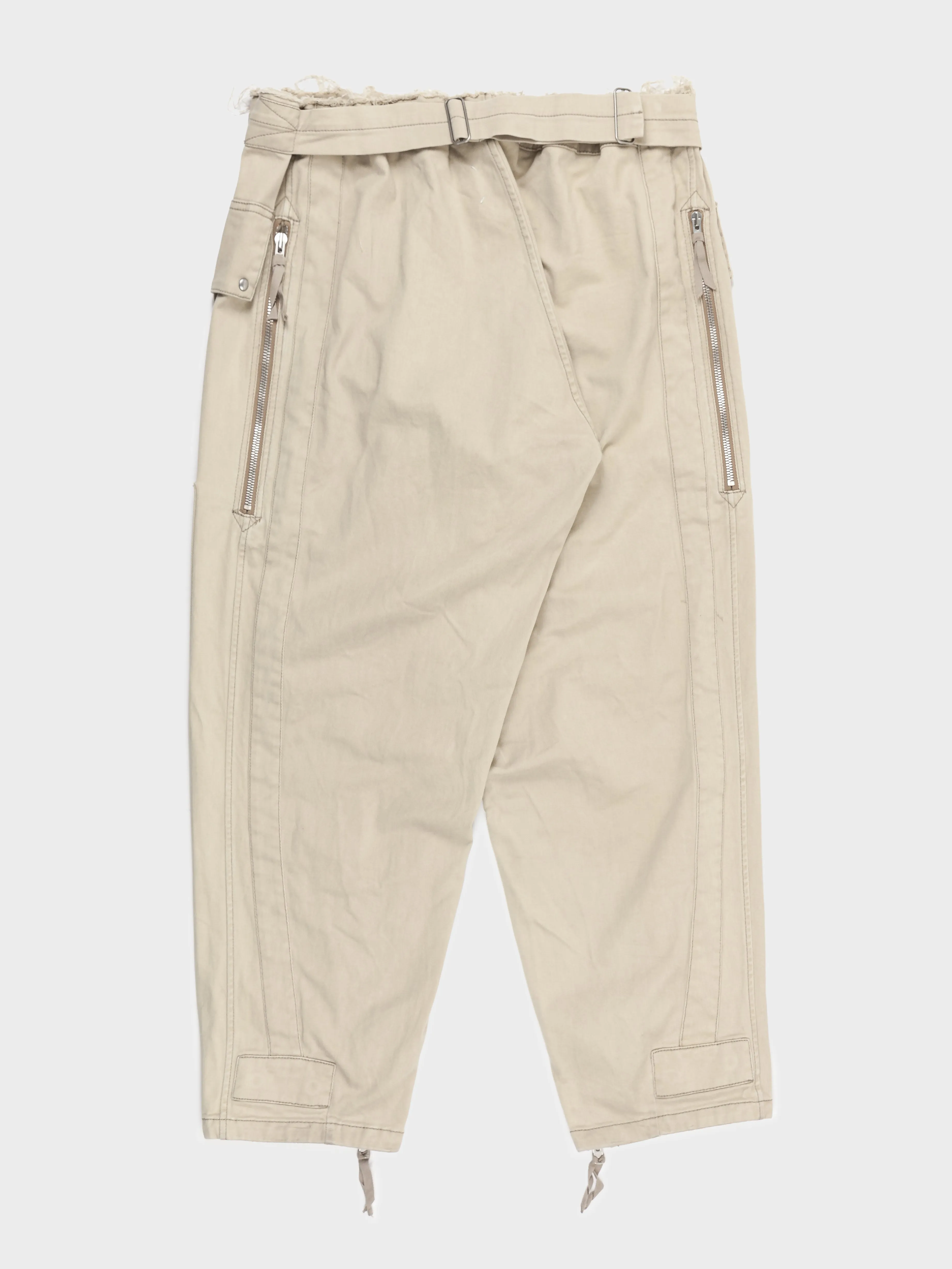 Belted Moto Pants