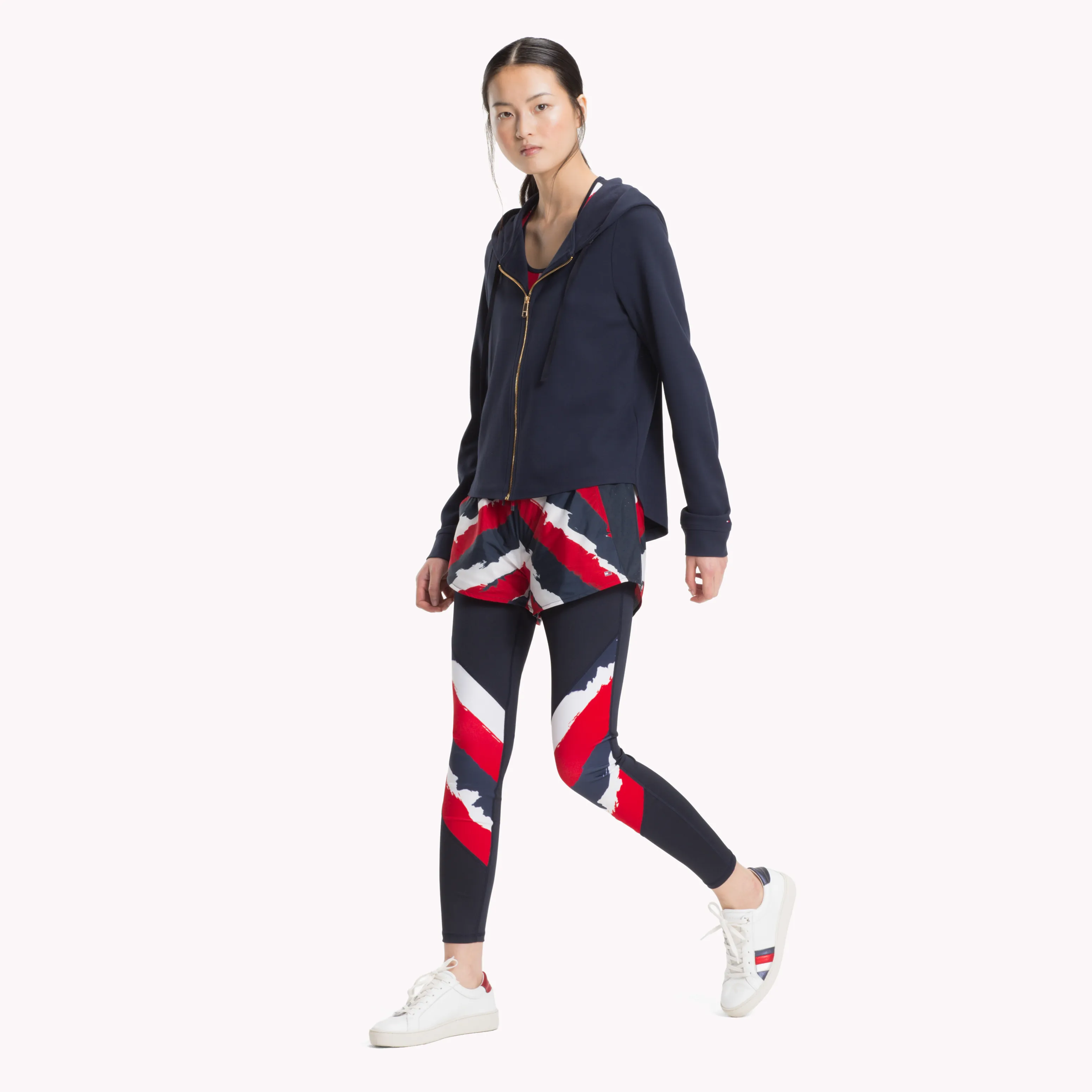 Black Racing Stripe Hoodie | Sweatshirts & Hoodies | Tommy Hilfiger