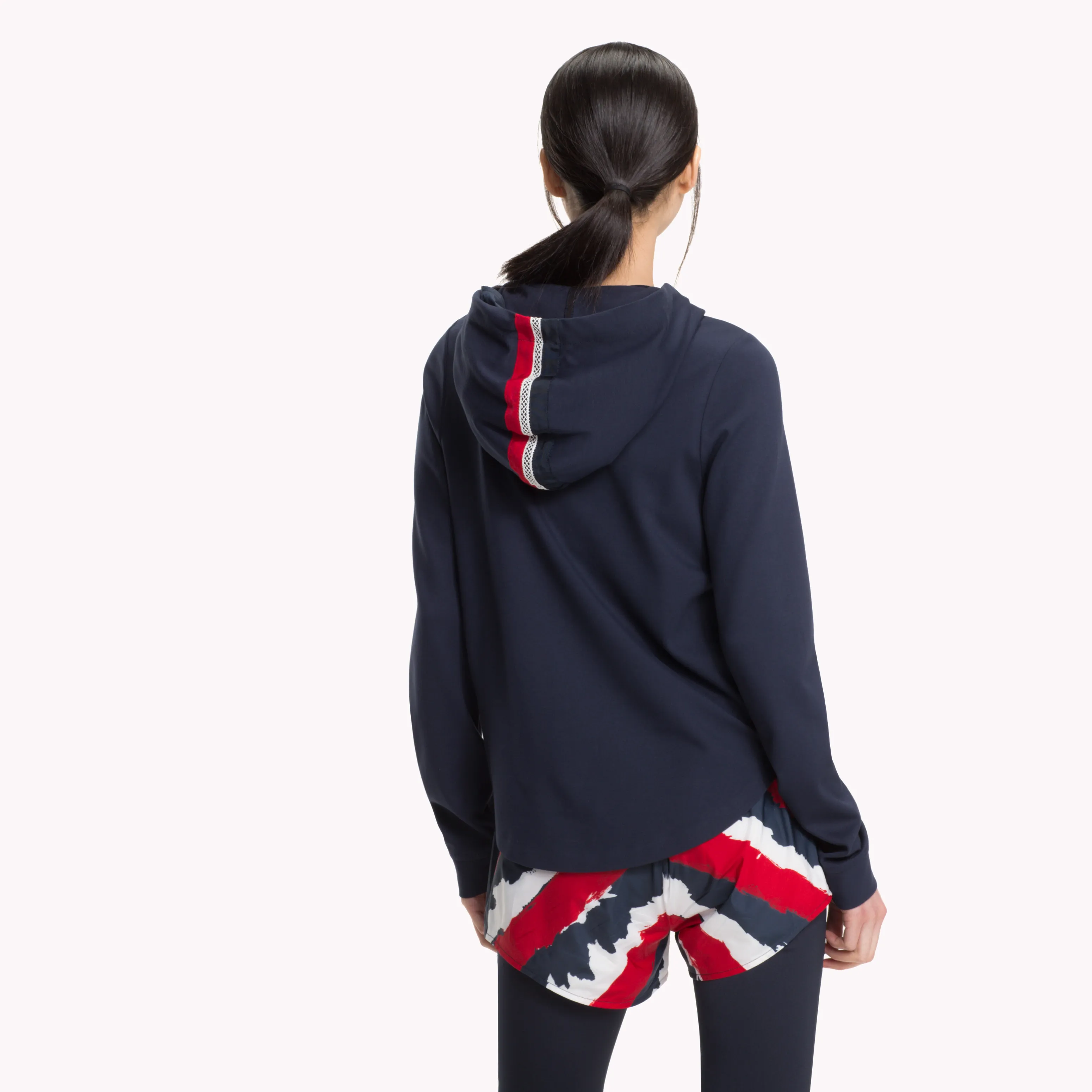 Black Racing Stripe Hoodie | Sweatshirts & Hoodies | Tommy Hilfiger