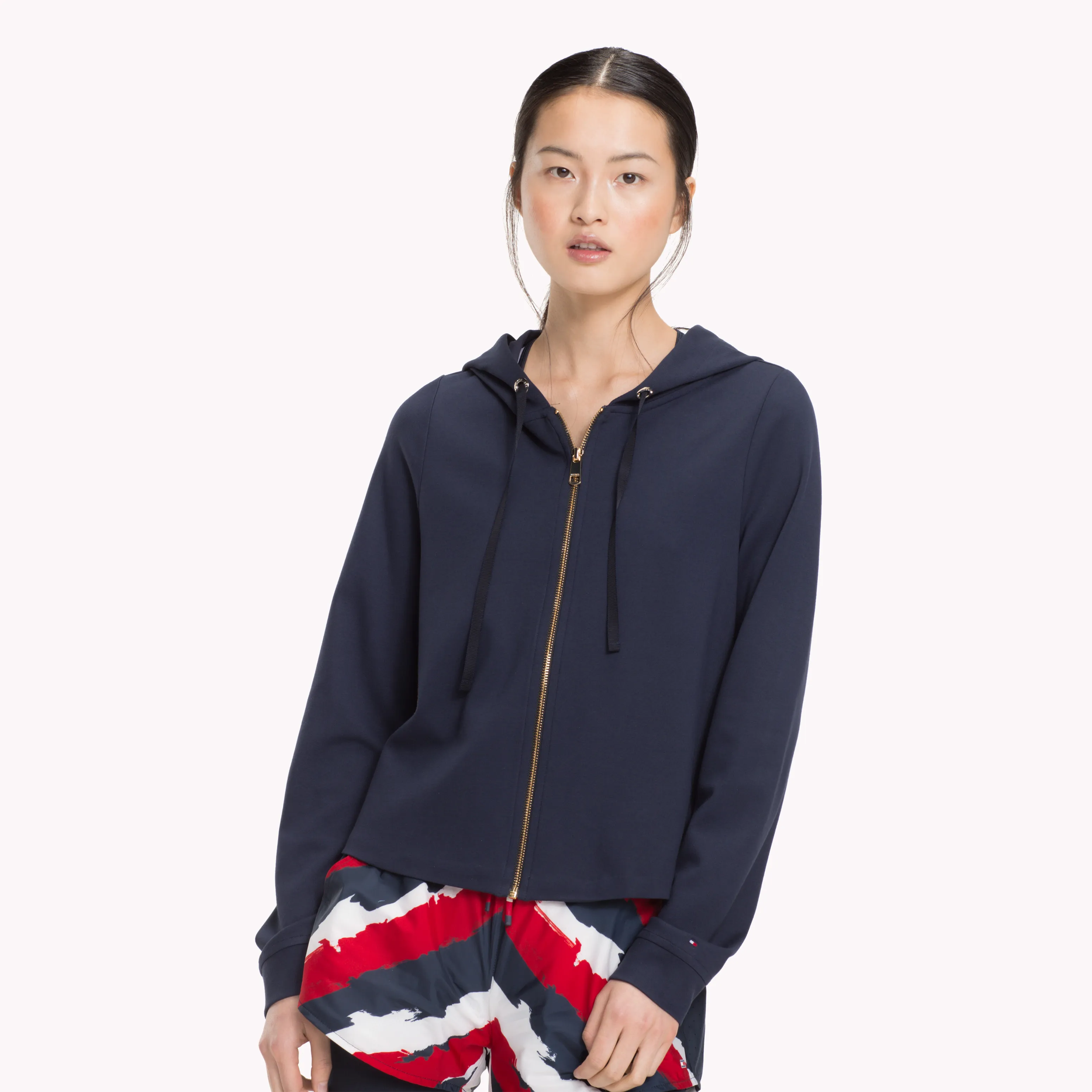 Black Racing Stripe Hoodie | Sweatshirts & Hoodies | Tommy Hilfiger