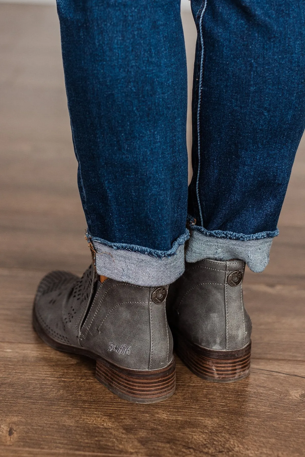 Blowfish Venom Booties- Grey Prospector/Pewter Meteorite