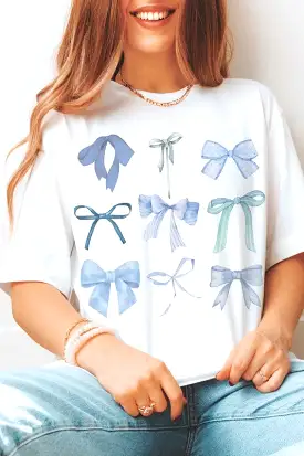 BLUE BOWS Graphic Tee