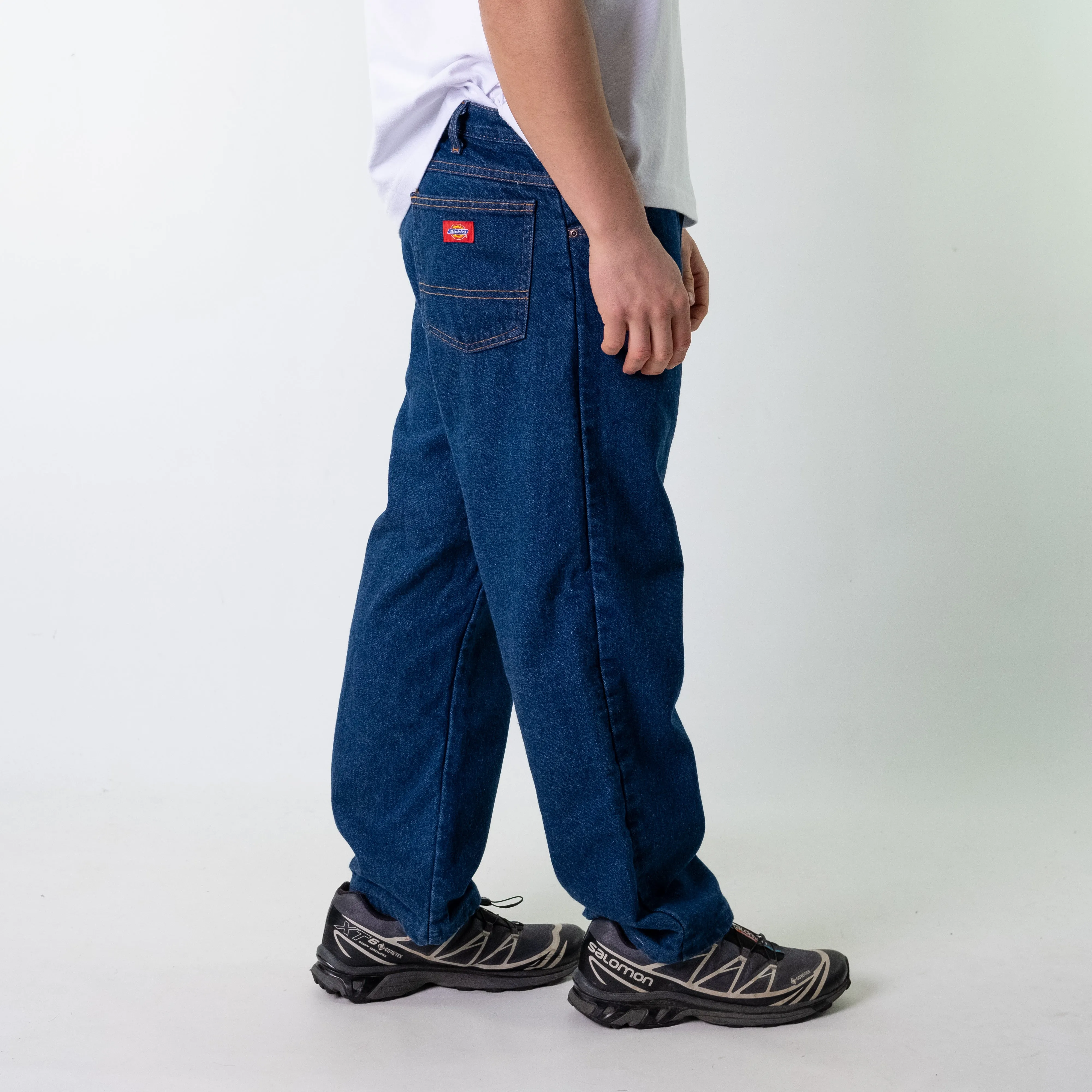 Blue Denim 90s Dickies  Cargo Skater Trousers Pants Jeans (38x30)