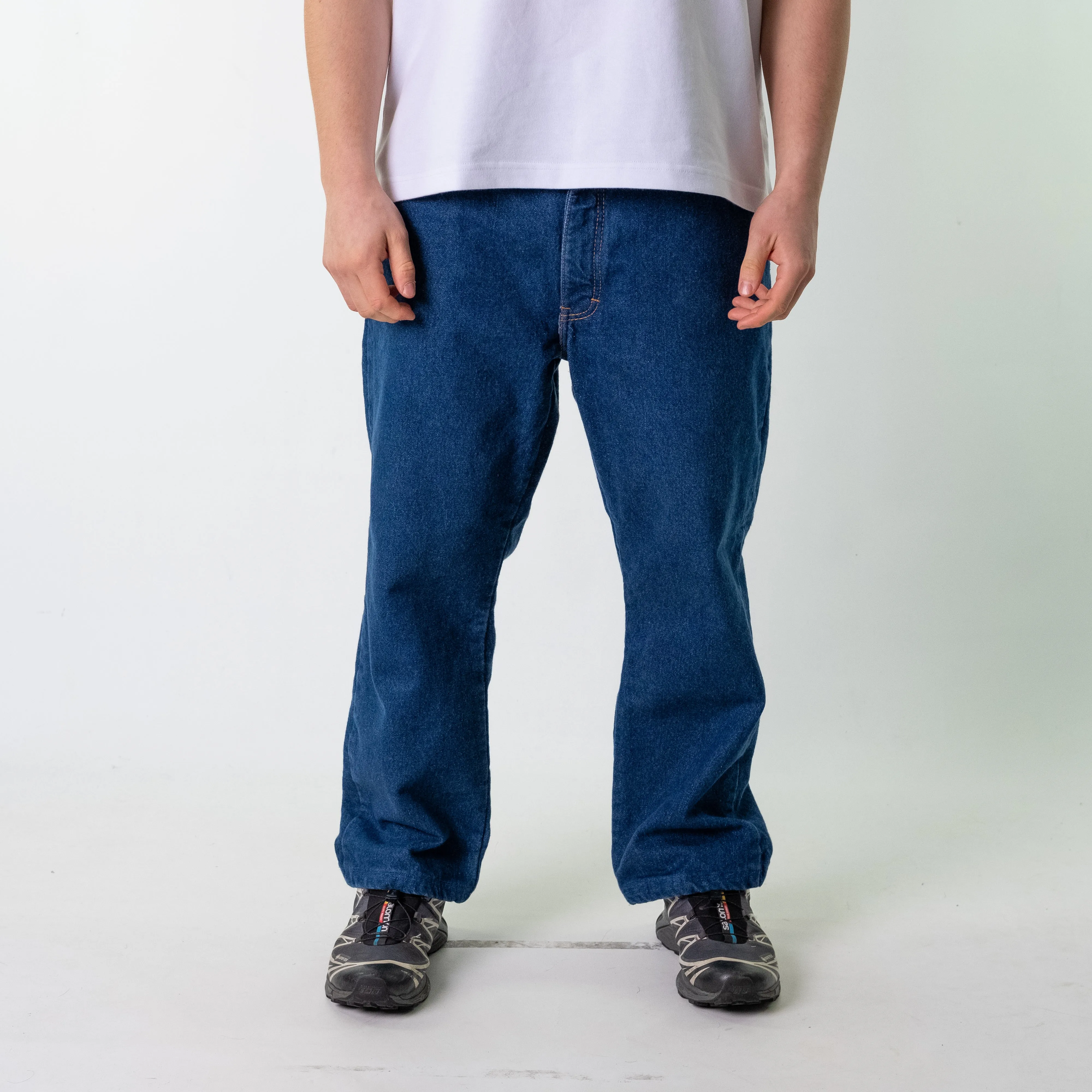 Blue Denim 90s Dickies  Cargo Skater Trousers Pants Jeans (38x30)