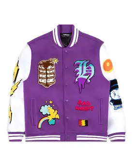 Bomber Uomo The Hundreds JV Jacket Viola