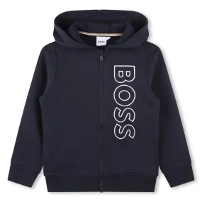 BOSS ZIP UP HOODIE J25Q25