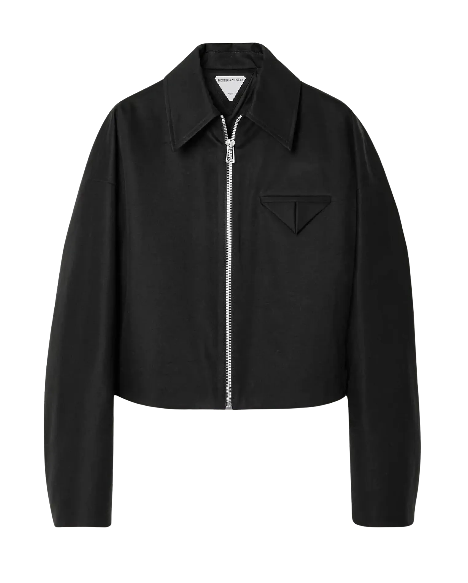 Bottega Veneta 'Black' Twill Collar Jacket