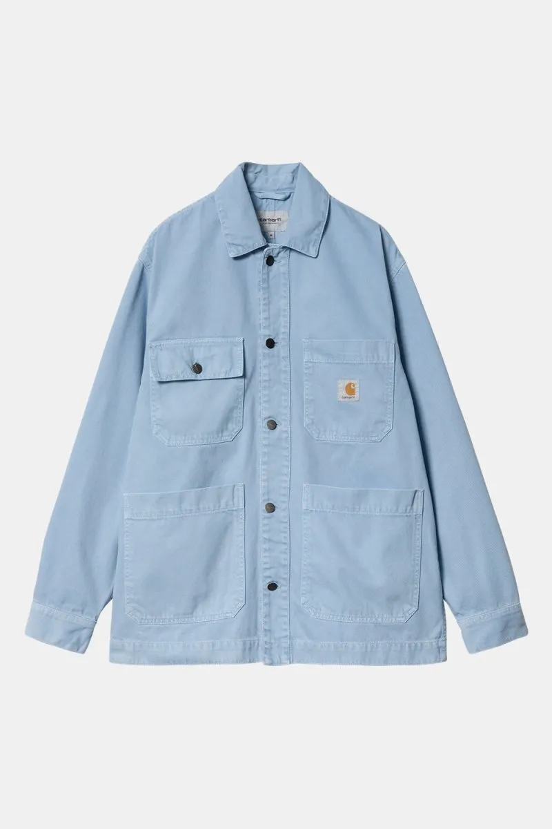 Carhartt WIP Garrison Stone Dyed Coat (Frosted Blue)