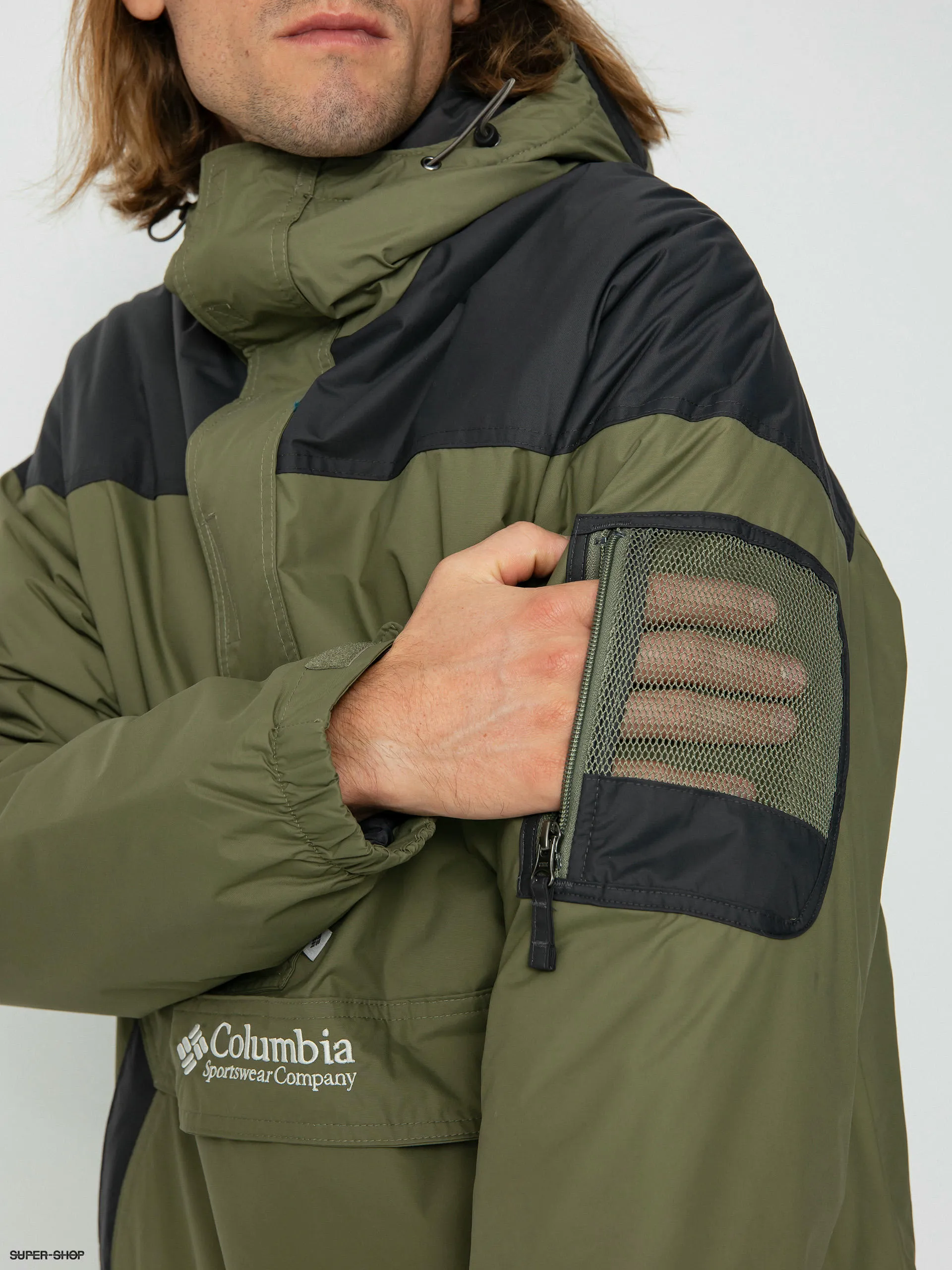 Columbia Challenger Pullover Jacket (stone green/shark)