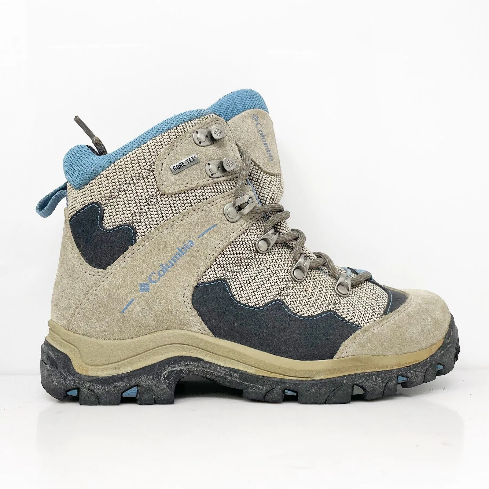 Columbia Womens Madruga Peak GTX BL3011-221 Beige Hiking Boots Size 7.5