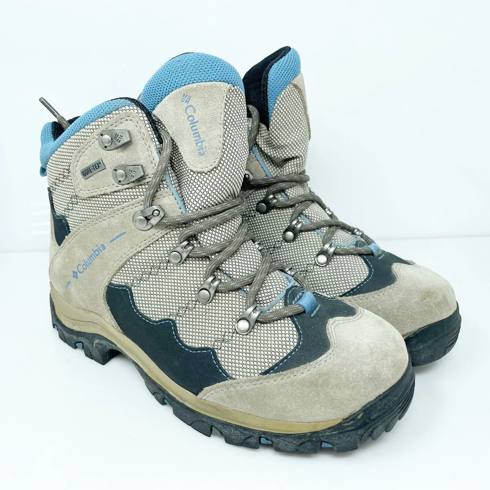 Columbia Womens Madruga Peak GTX BL3011-221 Beige Hiking Boots Size 7.5