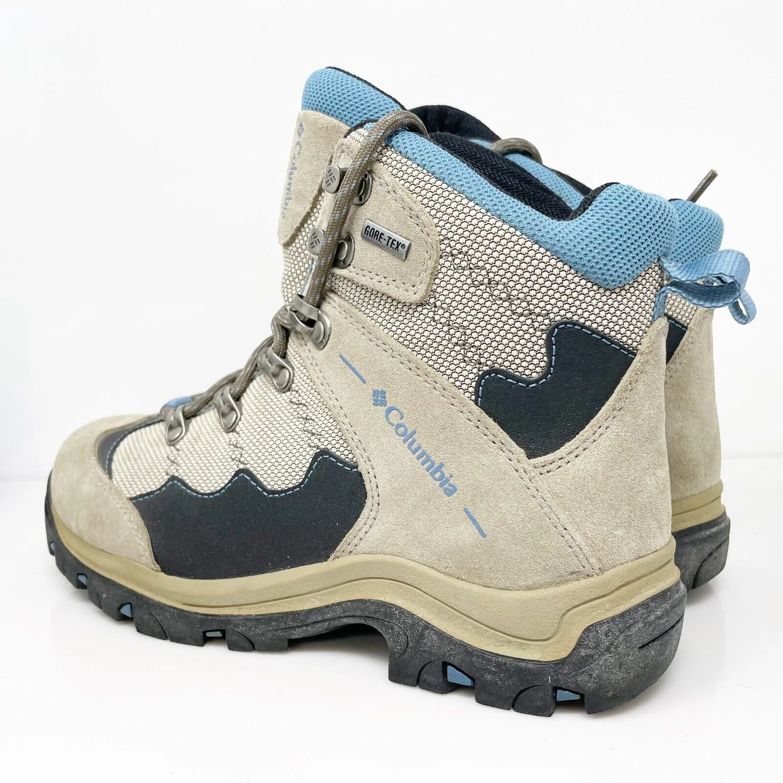 Columbia Womens Madruga Peak GTX BL3011-221 Beige Hiking Boots Size 7.5