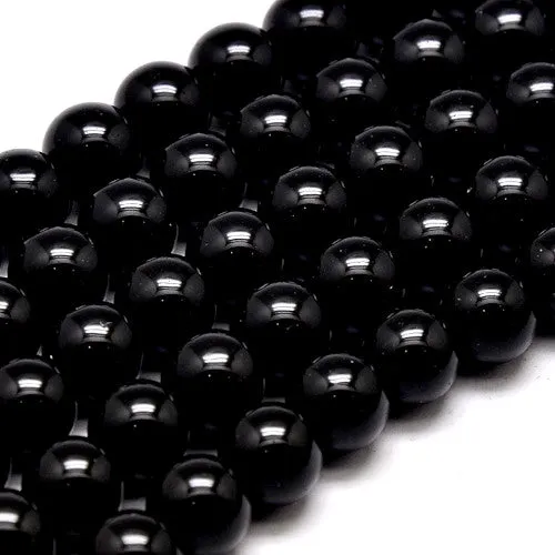 Crystal Glass Beads, Austrian Crystal, Opaque, Round, Black, 6mm