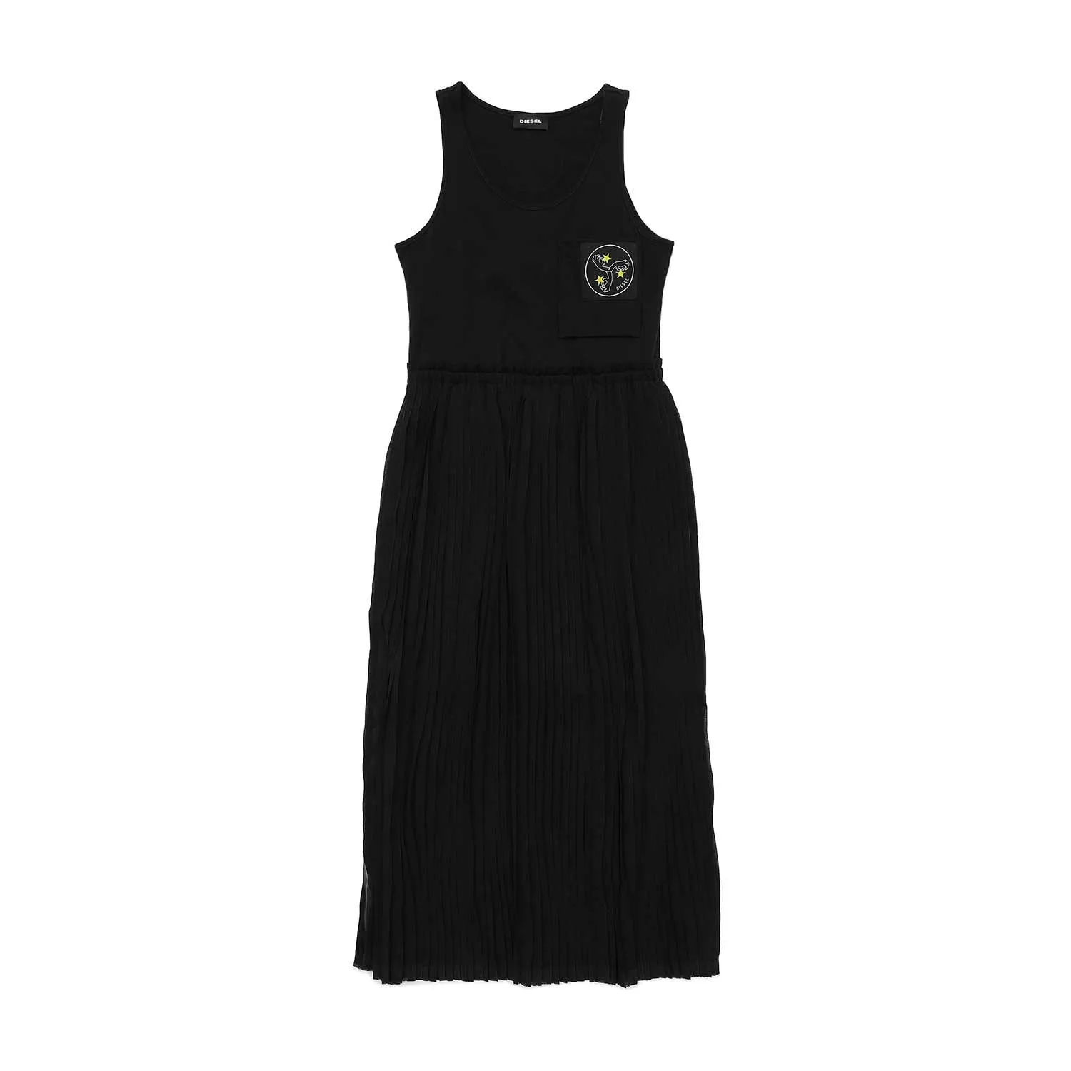 Diesel Long Black Dress For Girls