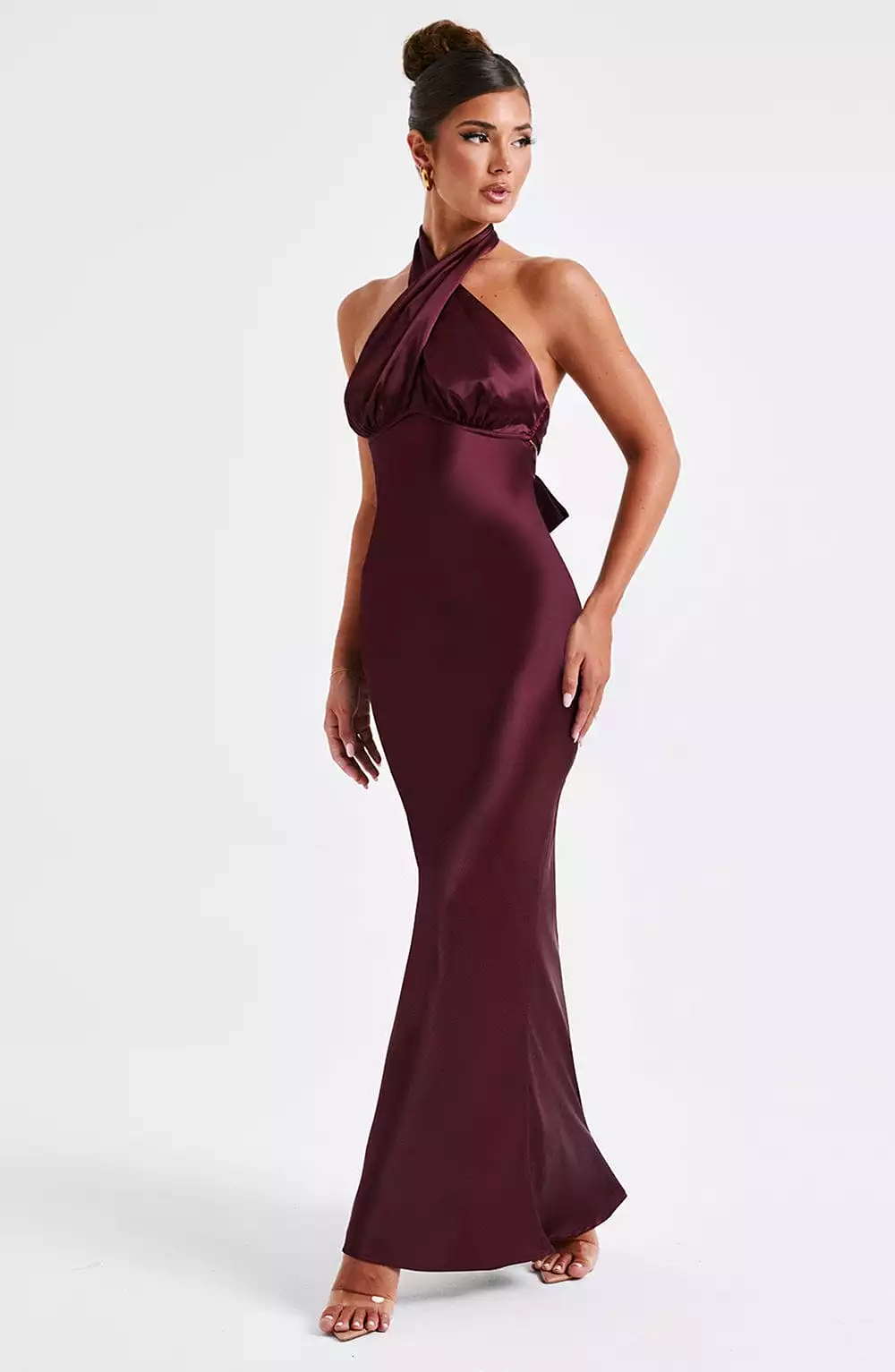 Dimitra Maxi Dress - Burgundy