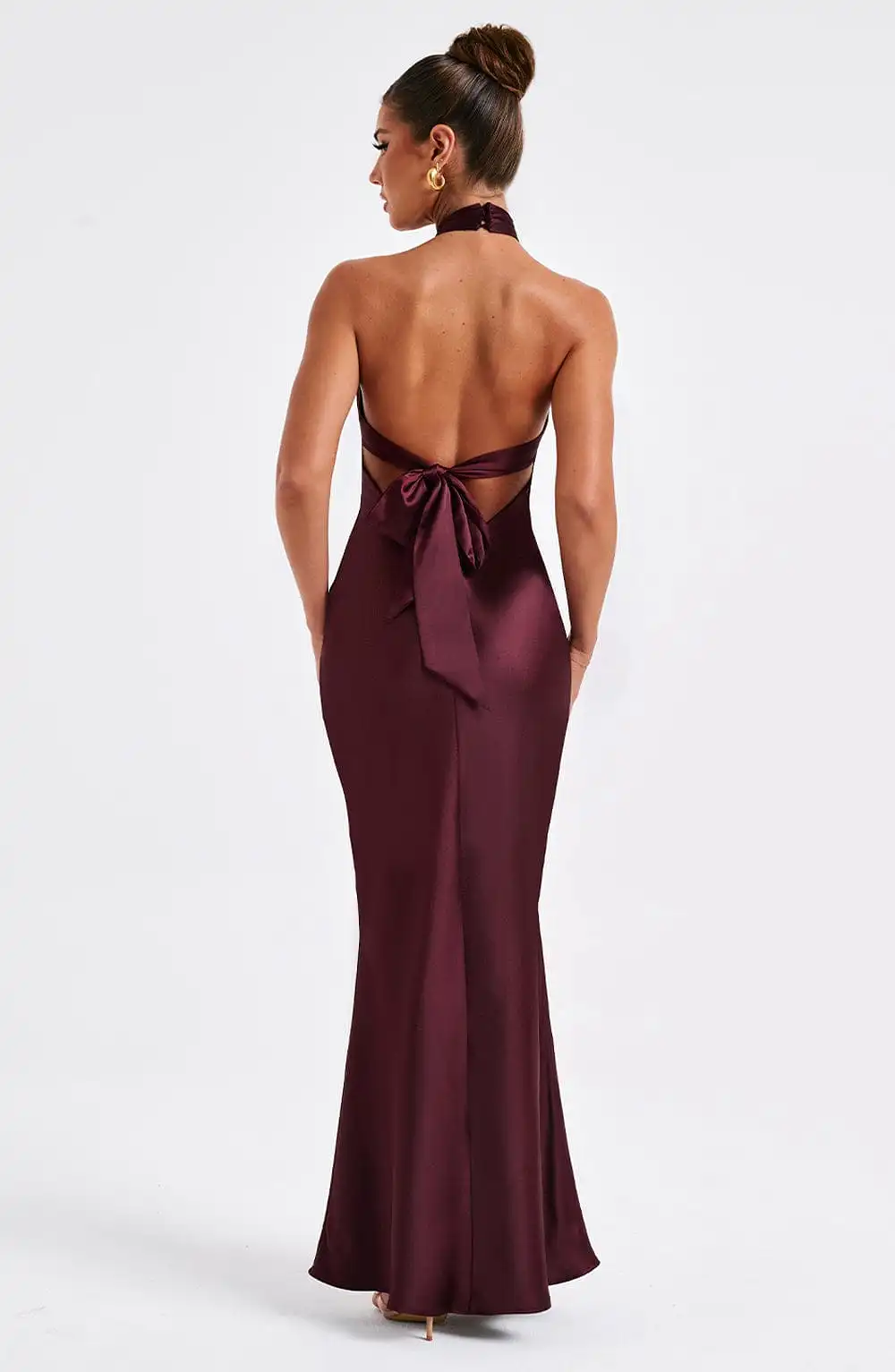 Dimitra Maxi Dress - Burgundy