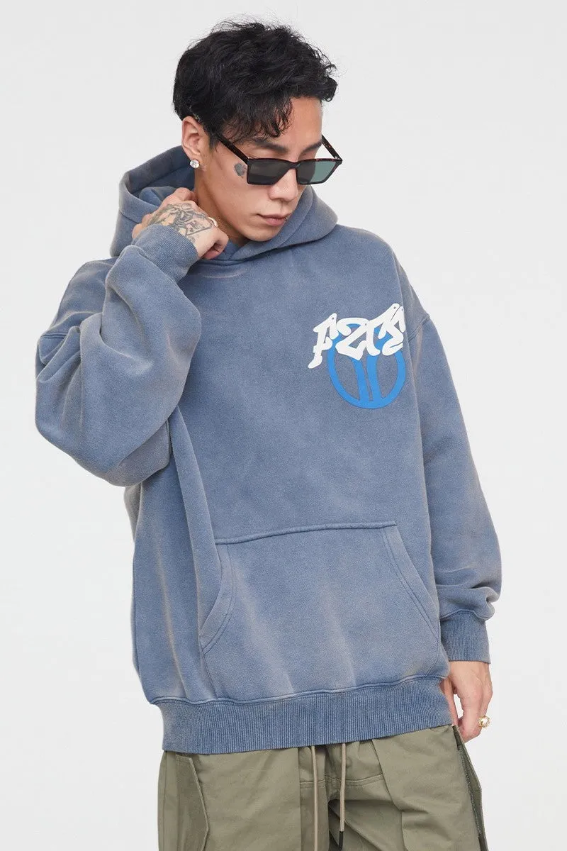 F2CE Foam Logo Loose Hoodie