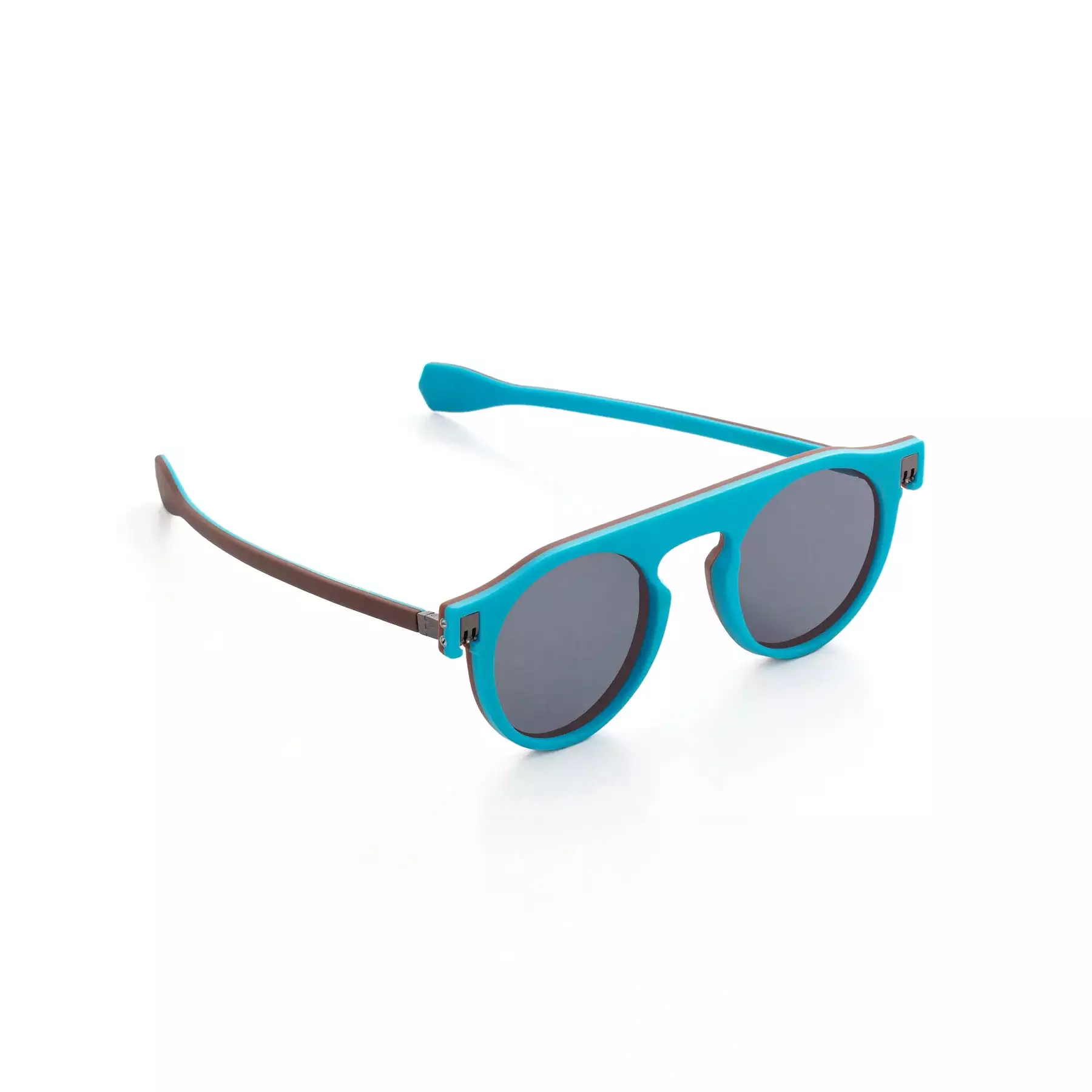 Face-Off REVERSO Sunglasses - BROWN/LIGHT BLUE