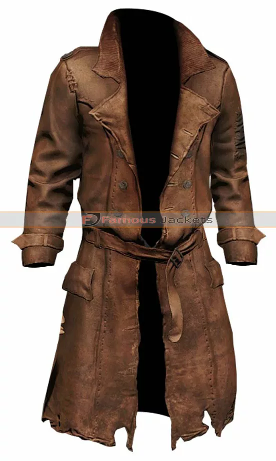 Fallout 4 Nick Valentine Trench Coat - Famous Jackets