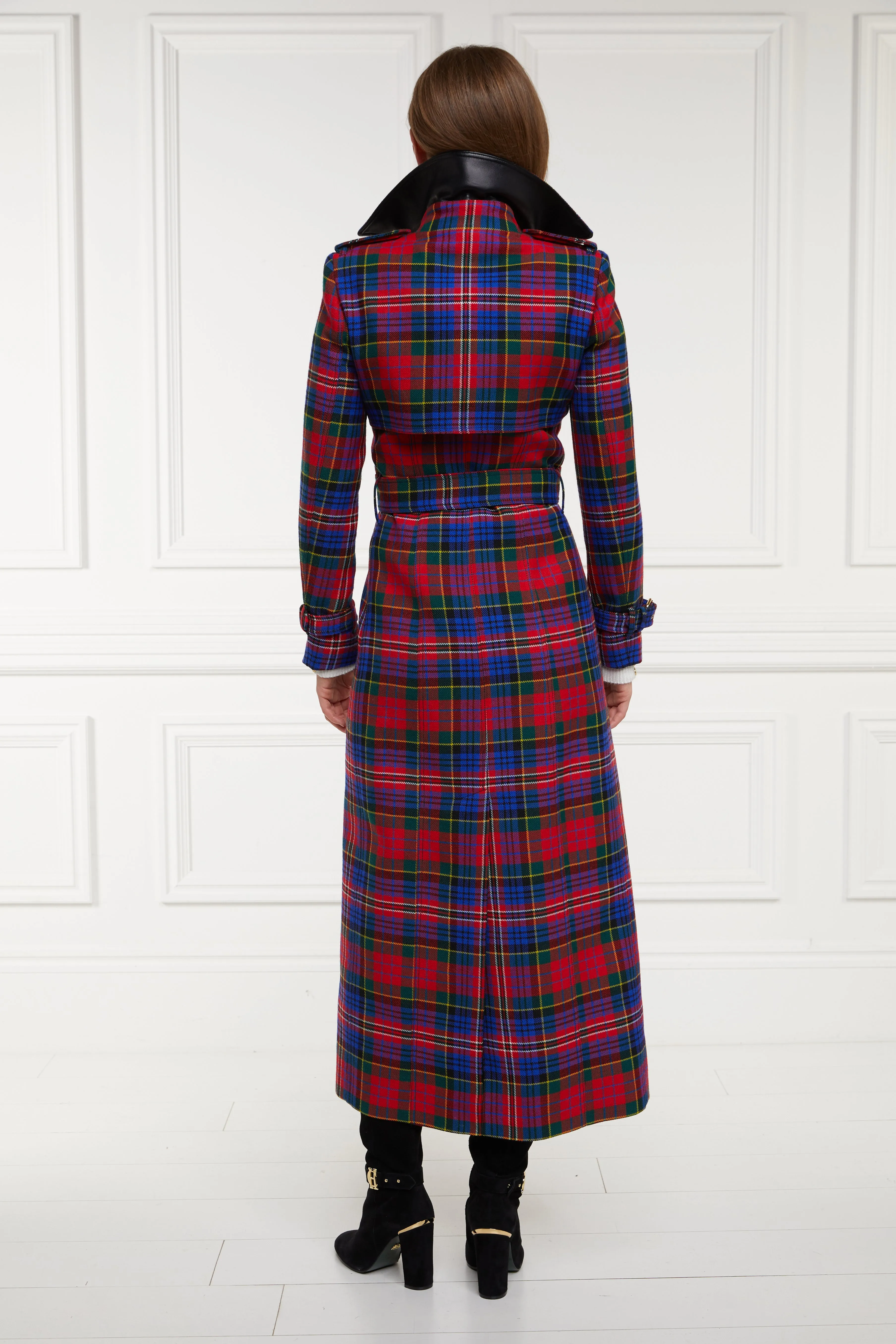 Full Length Marlborough Trench Coat (Macpherson Tartan)