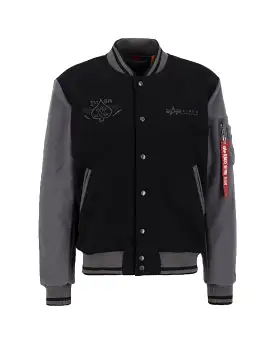 Giacca Uomo Alpha Industries Varsity Jacket Air Force Nero