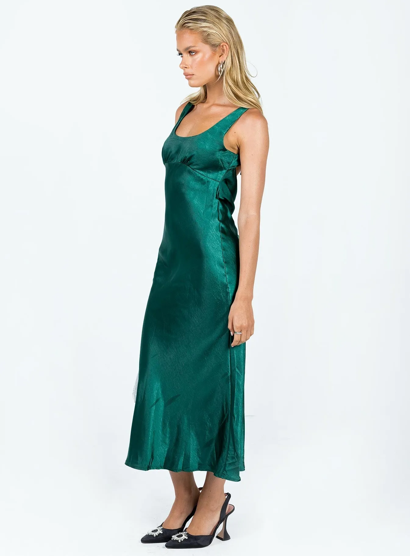 Girls Club Midi Dress Emerald