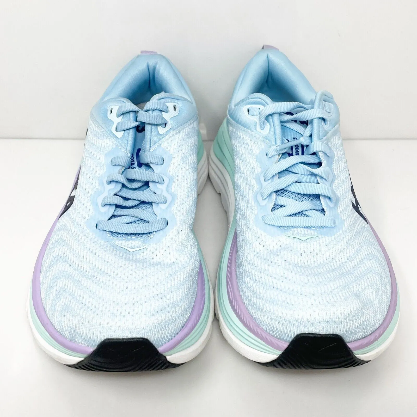 Hoka One One Womens Gaviota 5 1134235 ABSO Blue Running Shoes Sneakers Sz 6.5 B