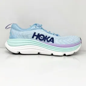 Hoka One One Womens Gaviota 5 1134235 ABSO Blue Running Shoes Sneakers Sz 6.5 B