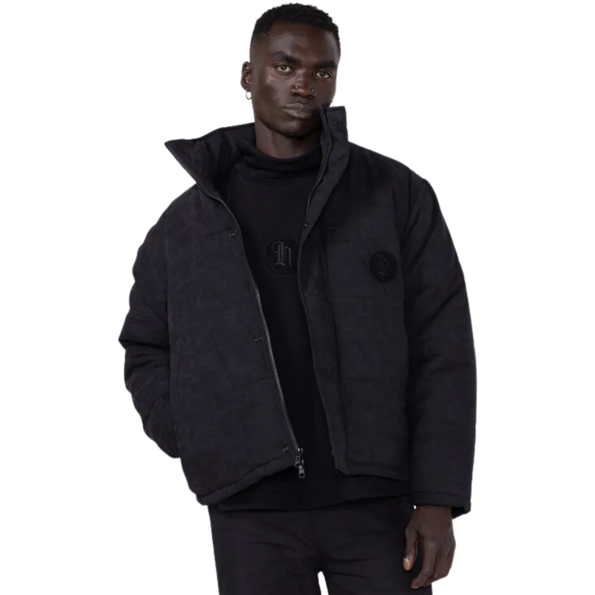 Honor the Gift Men's H Wire Quilt Jacket - Black