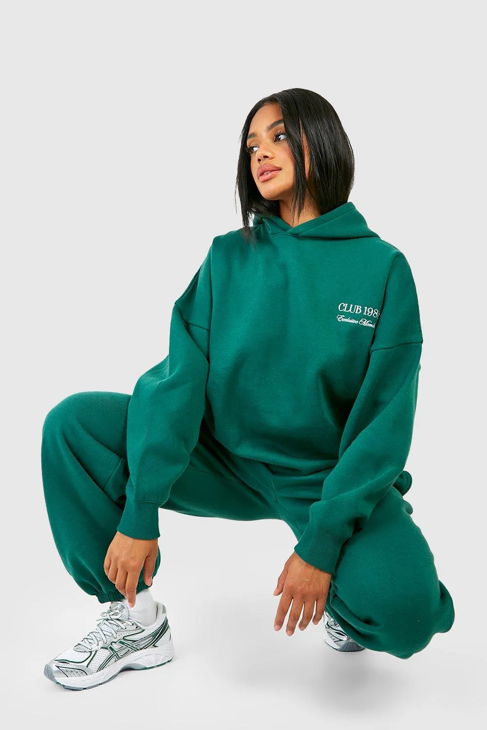 Hoodies & Sweatshirts | Club 1988 Embroidered Oversized Hoodie | boohoo