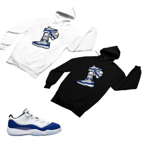 Jordan 11 Concord Matching Custom Designed Hoodies JD 11-5-6-4