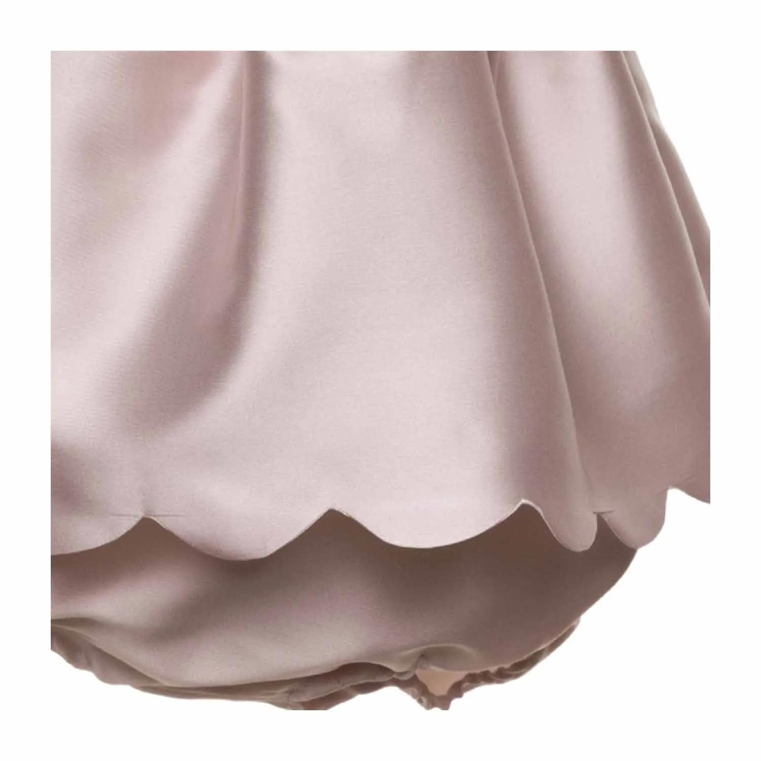 La Stupenderia Elegant Pink Dress For Baby Girls