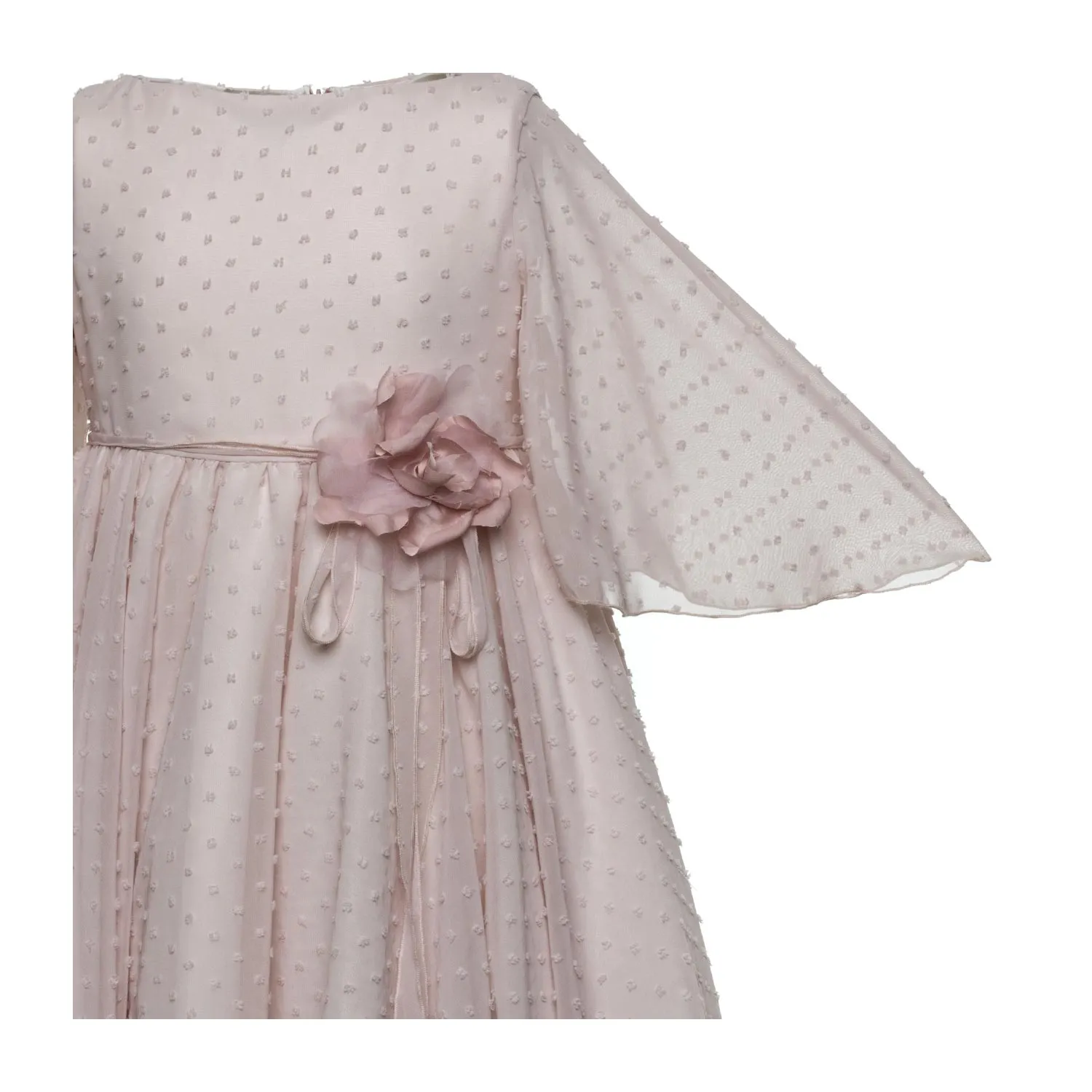 La Stupenderia Old Rose Ceremony Dress For Girls