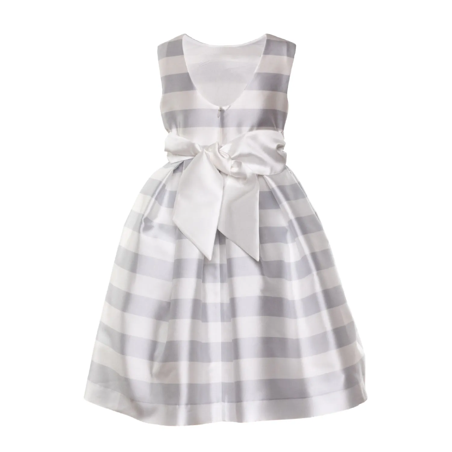 La Stupenderia Pearl Grey Dress For Girls