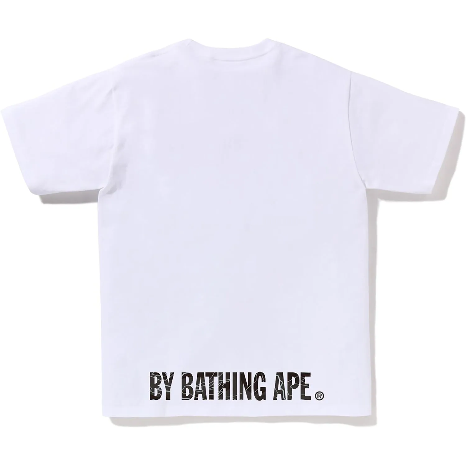 LAYERED LINE CAMO APE FACE TEE MENS