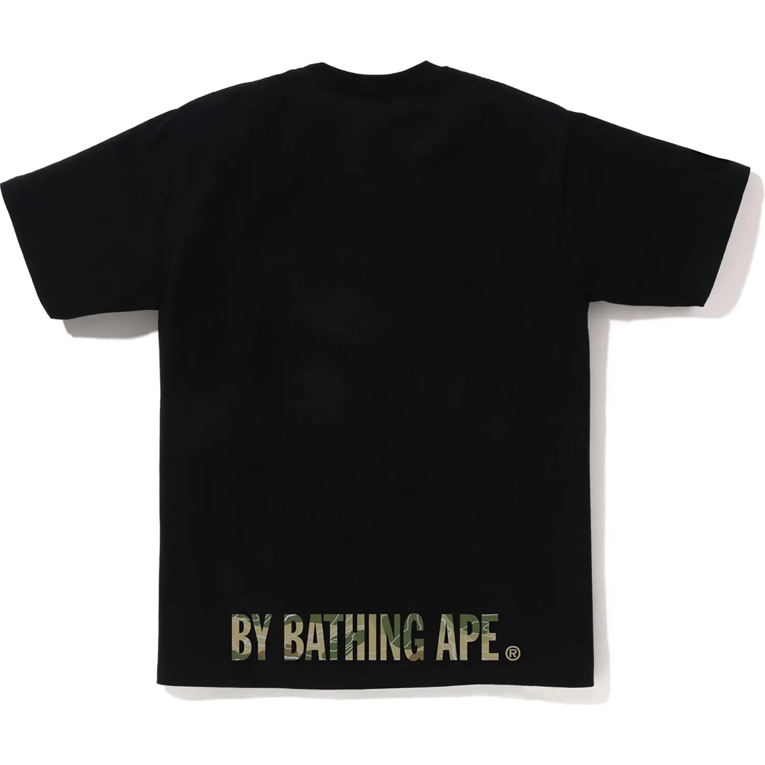 LAYERED LINE CAMO APE FACE TEE MENS